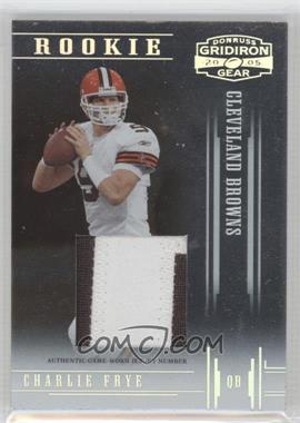 2005 Donruss Gridiron Gear - [Base] - Jersey Number #125 - Rookie - Charlie Frye /100