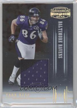 2005 Donruss Gridiron Gear - [Base] - Jersey Number #95 - Todd Heap /50