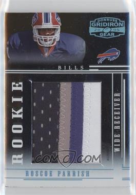 2005 Donruss Gridiron Gear - [Base] - Jumbo Swatch Prime #121 - Rookie - Roscoe Parrish /75