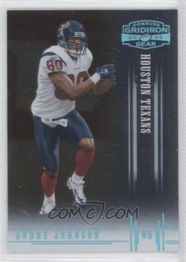 2005 Donruss Gridiron Gear - [Base] - Platinum #5 - Andre Johnson /25