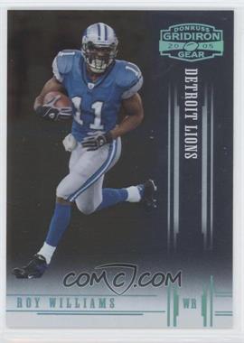 2005 Donruss Gridiron Gear - [Base] - Platinum #85 - Roy Williams /25