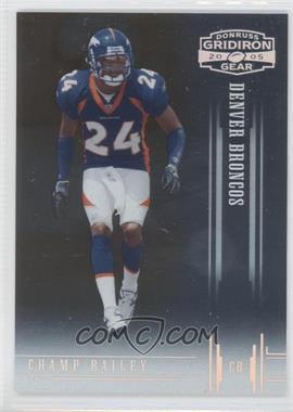 2005 Donruss Gridiron Gear - [Base] - Silver #21 - Champ Bailey /250