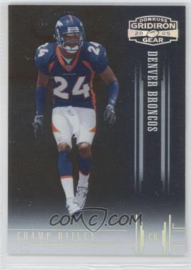 2005 Donruss Gridiron Gear - [Base] - Silver #21 - Champ Bailey /250