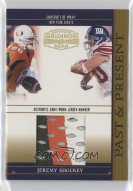 2005 Donruss Gridiron Gear - Past & Present - Jersey Numbers #PP 11 - Jeremy Shockey /93 [EX to NM]