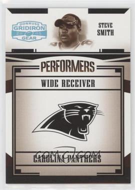 2005 Donruss Gridiron Gear - Performers - Platinum #P-45 - Steve Smith /25