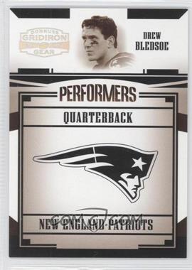 2005 Donruss Gridiron Gear - Performers - Silver #P-14 - Drew Bledsoe /250