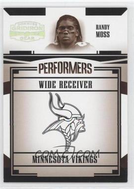 2005 Donruss Gridiron Gear - Performers - Silver #P-40 - Randy Moss /250