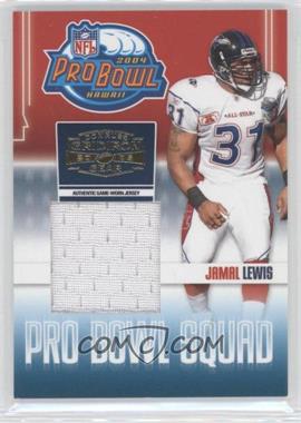 2005 Donruss Gridiron Gear - Pro Bowl Squad - Jerseys #PBS-3 - Jamal Lewis /100