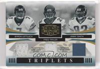 Byron Leftwich, Fred Taylor, Jimmy Smith #/100