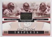 Derrick Brooks, Michael Clayton, Mike Alstott #/1,000