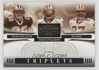 Deuce McAllister, Donte Stallworth, Joe Horn #/1,000