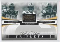 Donald Driver, Javon Walker, Robert Ferguson #/1,000