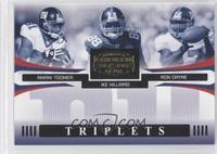 Amani Toomer, Ike Hilliard, Ron Dayne #/1,000