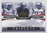 Richard Seymour, David Givens, Deion Branch #/1,000