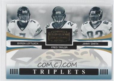 2005 Donruss Gridiron Gear - Triplets #T-5 - Byron Leftwich, Fred Taylor, Jimmy Smith /1000