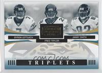 Byron Leftwich, Fred Taylor, Jimmy Smith #/1,000