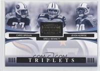 Chris Brown, Drew Bennett, Jevon Kearse #/1,000