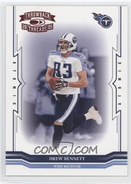 2005 Donruss Throwback Threads - [Base] - Atomic Century Proof Red #144 - Drew Bennett /150