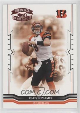 2005 Donruss Throwback Threads - [Base] - Atomic Century Proof Red #29 - Carson Palmer /150