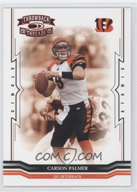 2005 Donruss Throwback Threads - [Base] - Atomic Century Proof Red #29 - Carson Palmer /150