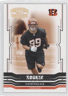 2005 Donruss Throwback Threads - [Base] - Bronze Holofoil #157 - David Pollack /150