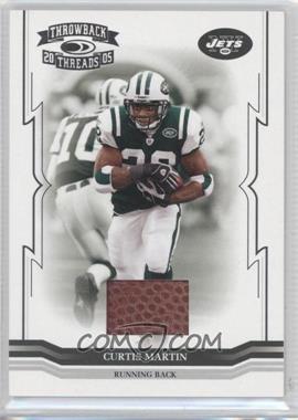 2005 Donruss Throwback Threads - [Base] - Footballs #101 - Curtis Martin /275