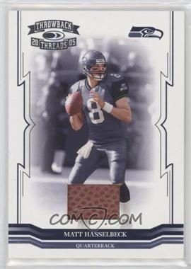 2005 Donruss Throwback Threads - [Base] - Footballs #128 - Matt Hasselbeck /275