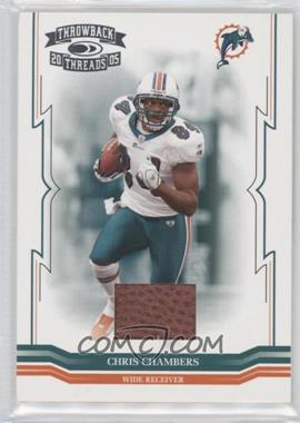 2005 Donruss Throwback Threads - [Base] - Footballs #76 - Chris Chambers /275