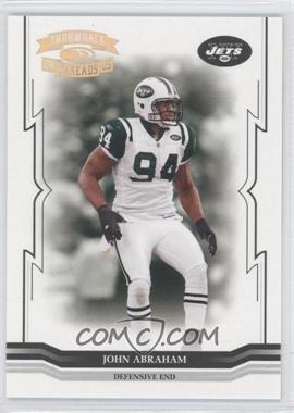 2005 Donruss Throwback Threads - [Base] - Gold Holofoil #102 - John Abraham /99