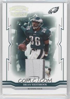 2005 Donruss Throwback Threads - [Base] - Materials Prime #114 - Brian Westbrook /25