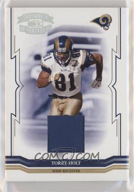 2005 Donruss Throwback Threads - [Base] - Materials Prime #134 - Torry Holt /25