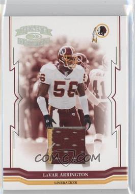 2005 Donruss Throwback Threads - [Base] - Materials Prime #146 - LaVar Arrington /25