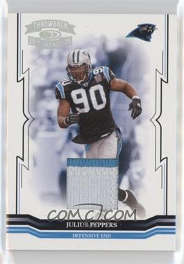 2005 Donruss Throwback Threads - [Base] - Materials Prime #21 - Julius Peppers /25