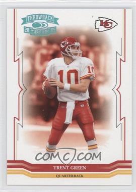 2005 Donruss Throwback Threads - [Base] - Platinum Century Proof #74 - Trent Green /50