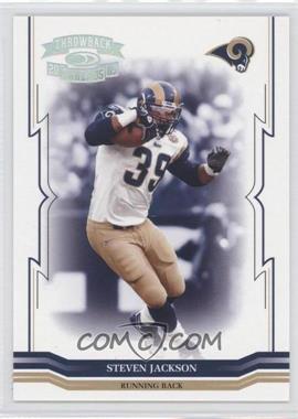 2005 Donruss Throwback Threads - [Base] - Silver Holofoil #133 - Steven Jackson /150