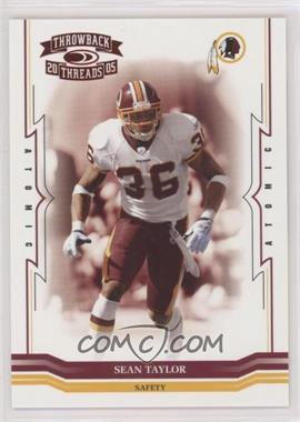 2005 Donruss Throwback Threads - [Base] - Silver Holofoil #147 - Sean Taylor /150