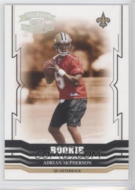 2005 Donruss Throwback Threads - [Base] - Silver Holofoil #180 - Adrian McPherson /99