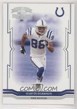 2005 Donruss Throwback Threads - [Base] - Silver Holofoil #64 - Marvin Harrison /150