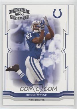 2005 Donruss Throwback Threads - [Base] #66 - Reggie Wayne