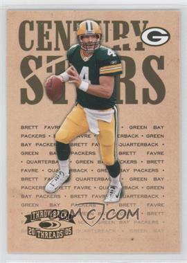 2005 Donruss Throwback Threads - Century Stars #CS-1 - Brett Favre