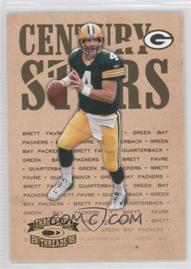 2005 Donruss Throwback Threads - Century Stars #CS-1 - Brett Favre