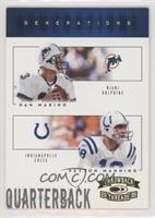 Dan Marino, Peyton Manning [EX to NM]