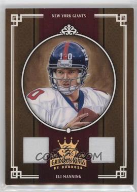 2005 Donruss Throwback Threads - Gridiron Kings - Dual Material Prime #GK-13 - Eli Manning /25