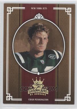 2005 Donruss Throwback Threads - Gridiron Kings - Gold #GK-6 - Chad Pennington /100