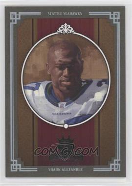 2005 Donruss Throwback Threads - Gridiron Kings - Green Framed #GK-23 - Shaun Alexander /50