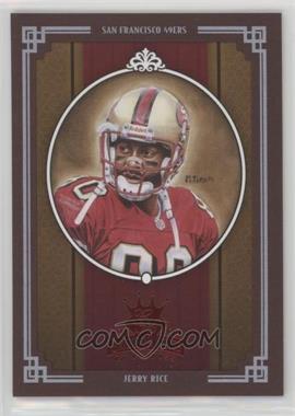 2005 Donruss Throwback Threads - Gridiron Kings - Red Framed #GK-14 - Jerry Rice