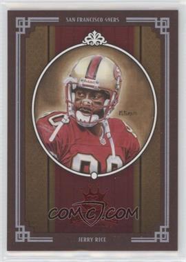 2005 Donruss Throwback Threads - Gridiron Kings - Red Framed #GK-14 - Jerry Rice