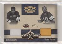 Braylon Edwards, Vincent Jackson #/25