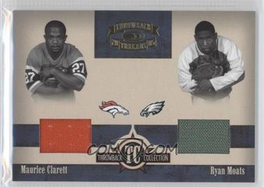 2005 Donruss Throwback Threads - Throwback Collection - Material #TC-7 - Maurice Clarett, Ryan Moats /150