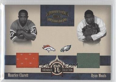 2005 Donruss Throwback Threads - Throwback Collection - Material #TC-7 - Maurice Clarett, Ryan Moats /150